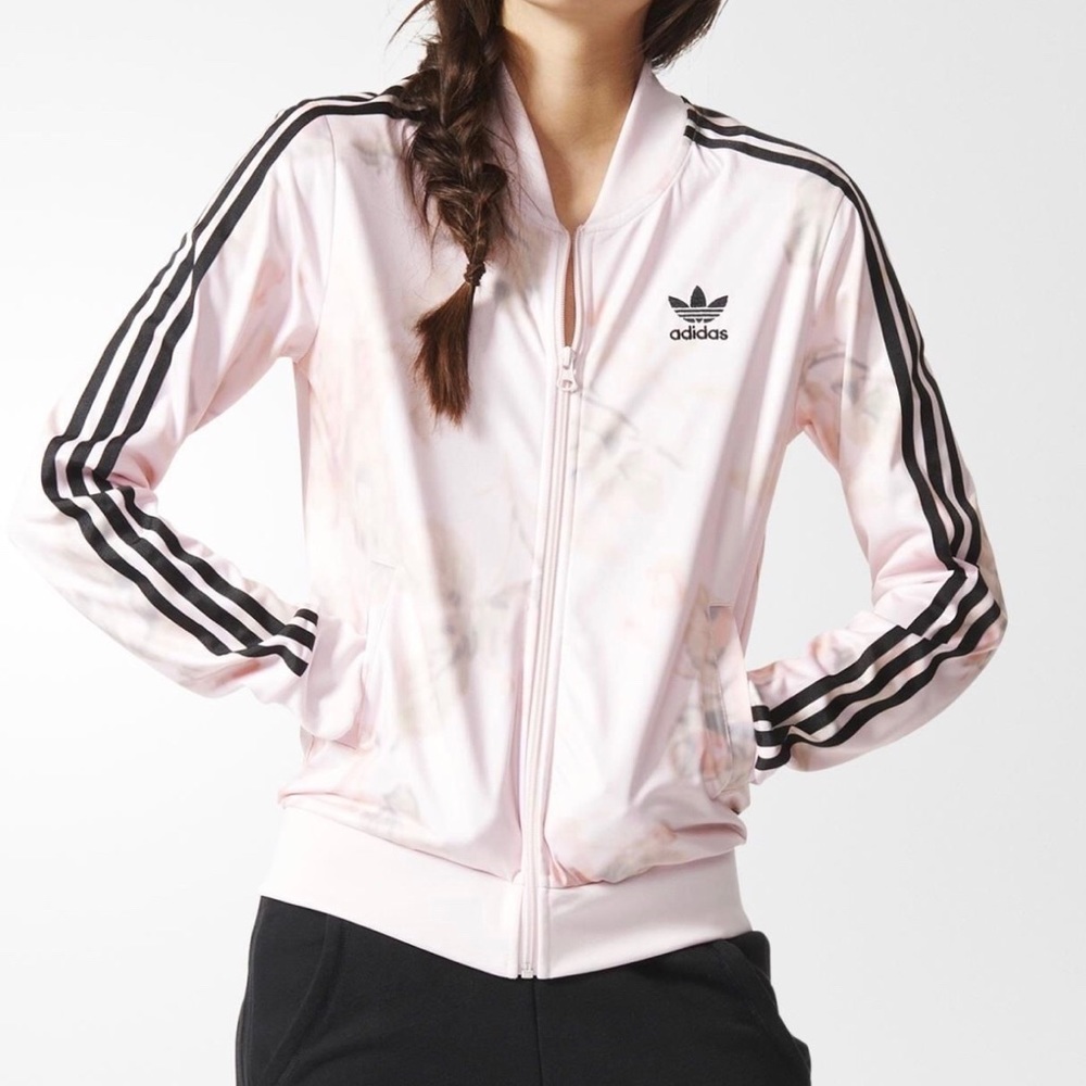 Women’s Adidas Floral Zip Up